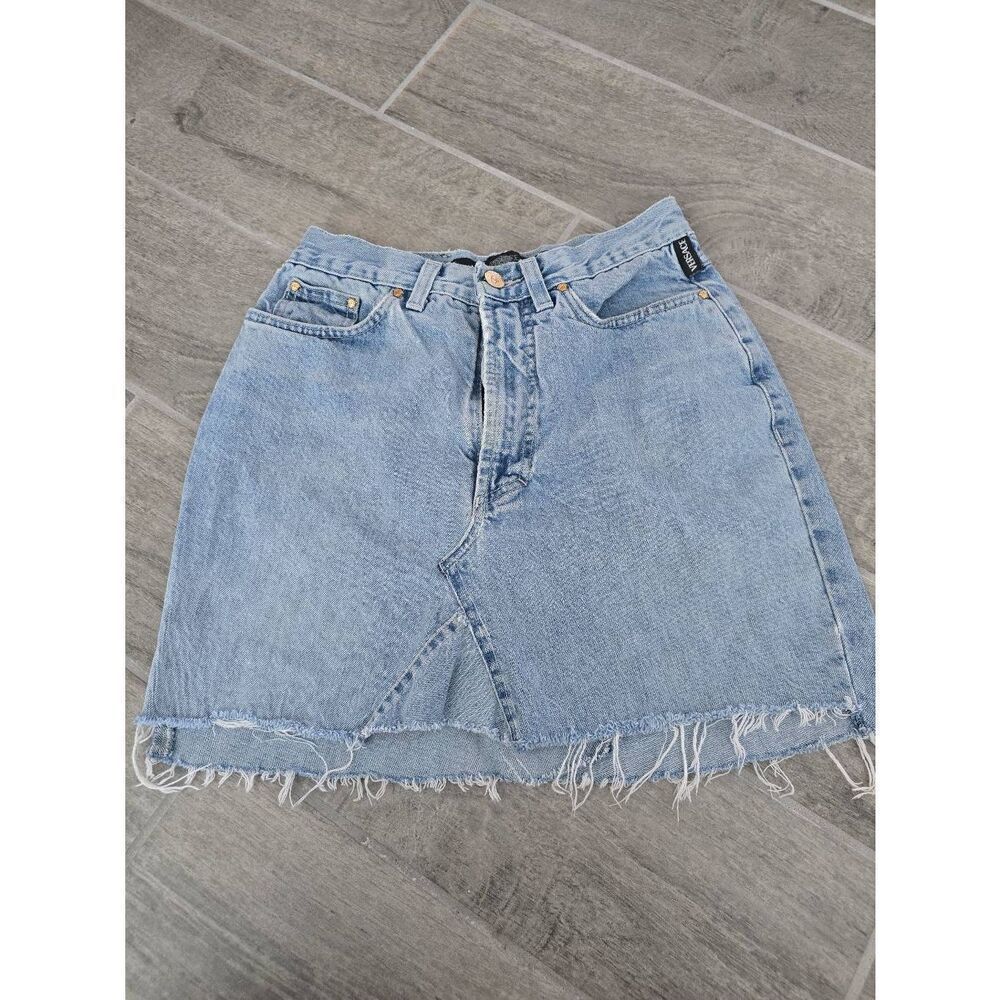 Women's‎ Versace Jeans Couture Denim Skirt  XS 24 Vintage
